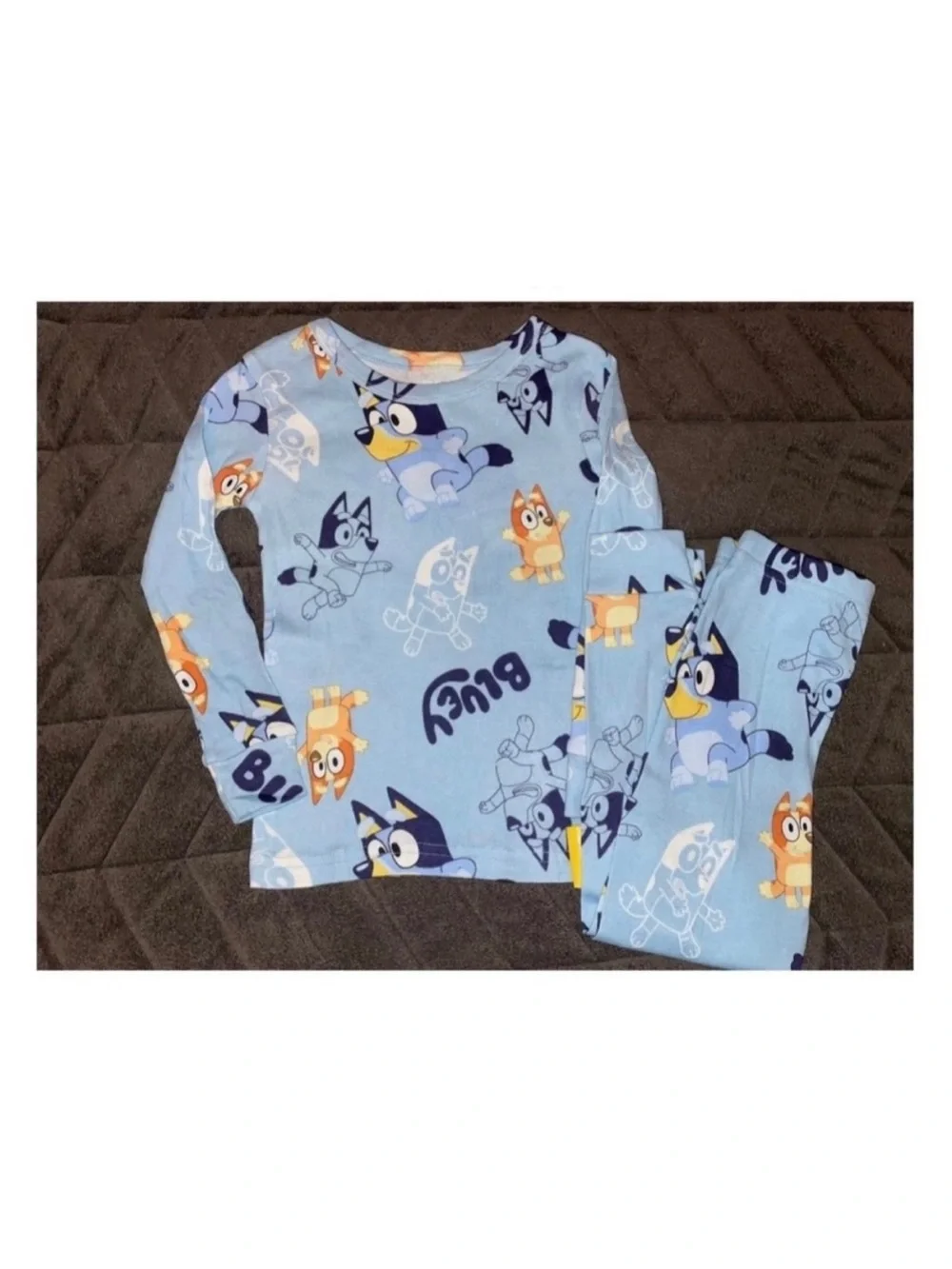 Bluey Light Blue Kids Pajama Set - Blue